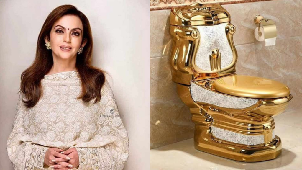 मुकेश अंबानी की पत्नी नहाती है इस सोने से बने हुए बाथरूम में, कीमत और खूबसूरती देखकर उड़ जाएंगे आपके भी होश